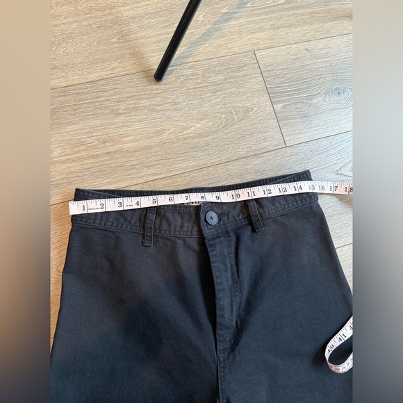 Zara Black Wide-Leg Ankle Jeans - Picture 8 of 10